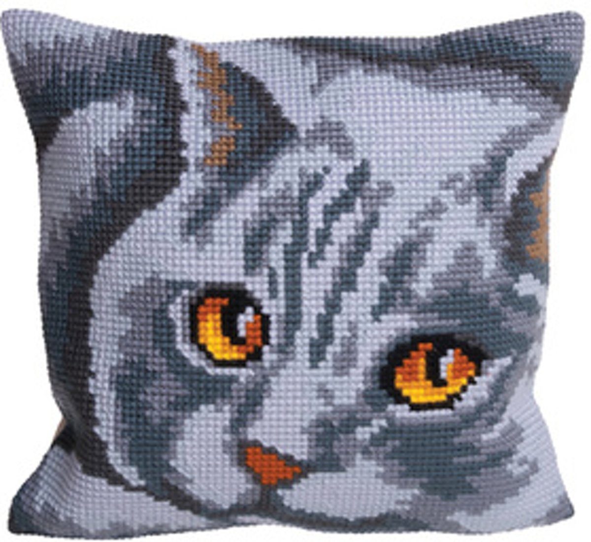 Kussen Borduurpakket Kat